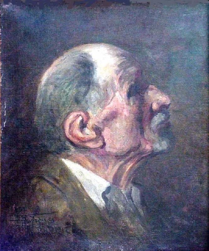 Antonio Parreiras Bust of a man china oil painting image